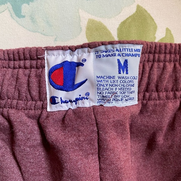 Champion Maroon Thick sweatpants - Picture 4 of 6